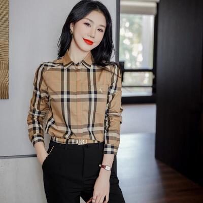 欧美代工厂高端格子女装