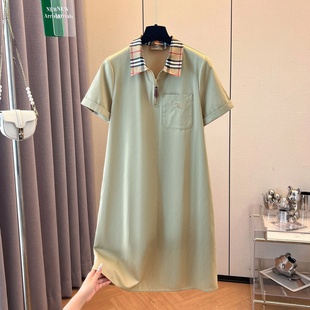 欧美明星同款舒适大牌显瘦高端棉质连衣裙BIABETTY英伦专柜正品