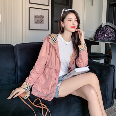 时尚高品质大牌英伦风防晒衣外套