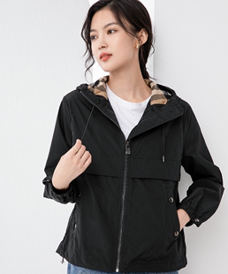 BIABETTY高端女装短款冲锋衣夹克旅游度假外套BUSHBURY专柜正品