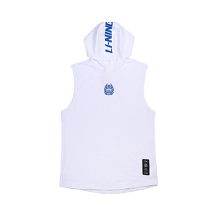 李宁运动背心男篮球服夏季新款无袖t恤连帽美式坎肩健身跑步体恤