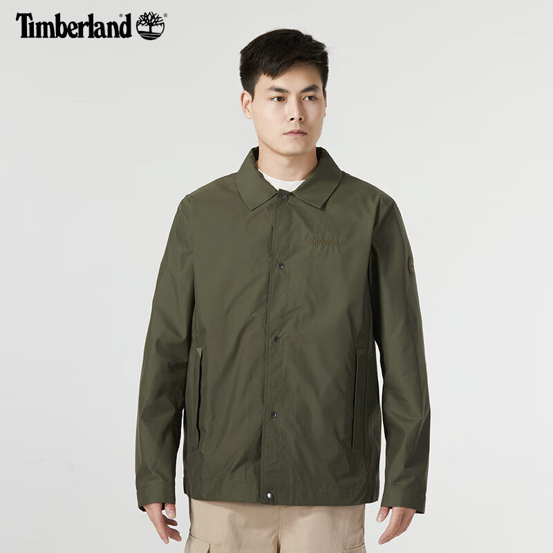 Timberland添柏岚户外男防泼水翻领工装休闲运动衣夹克外套A24JV