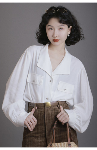 1917丹丹纸样春秋长袖宽松上衣