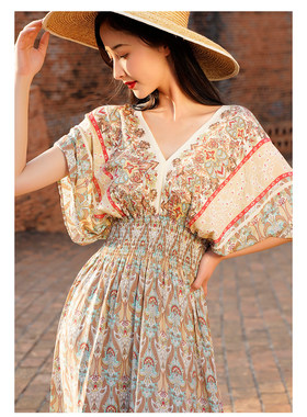 2422视频教程丹丹纸样服装1：1裁剪图纸打版DIY连衣裙纸样