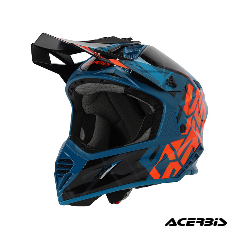 意大利acerbis阿西比斯越野摩托车头盔玻纤维防摔拉力全盔速降盔