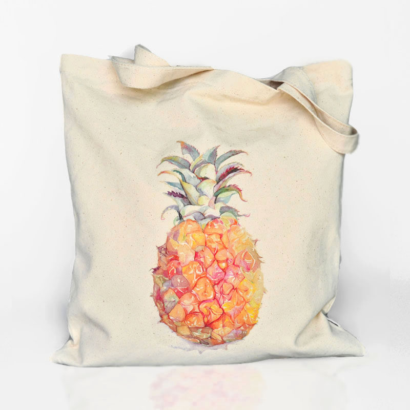 包郵日韓帆布袋購物袋單肩 菠蘿圖案帆布袋 森女小清新帆布包在類目 箱包皮具/熱銷女包/男包, 女士包袋中 - 來自Buy2taobao.com提供專業的淘寶代購服務
