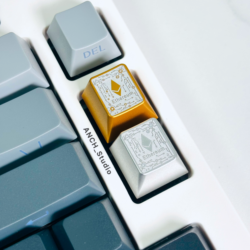 ETH金属键帽-原创设计个性键帽赛博朋克机械键盘个性键帽礼物,电脑硬件/显示器/电脑周边,键帽,淘宝优惠券,粉丝福利购,淘宝优惠卷