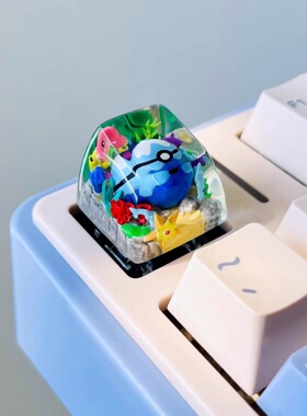 精灵球 | 手工树脂宝可梦键帽 潜水球造型 机械键盘玩家款