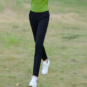 显瘦小脚哈伦裤 春夏长裤 百搭修身 女2026新款 黑色松紧腰休闲运动裤