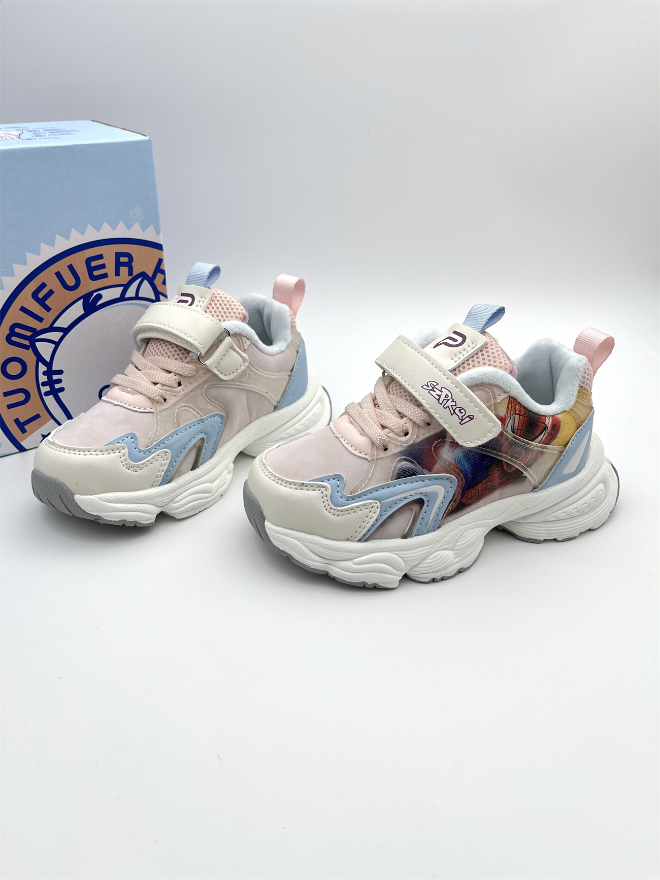 托米福儿保暖卡通男女童棉鞋