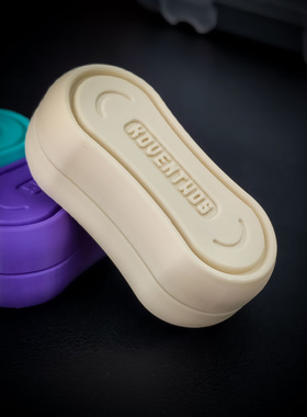 Taffu原创edc香皂机械棘轮叮叮推牌精细3D打印减压神器解压玩具