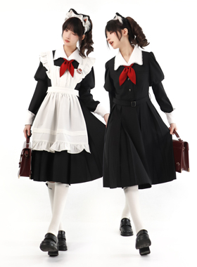 夏日和风铃 安德里亚娜 秋冬大小姐优雅复古连衣裙俄式制服lolita