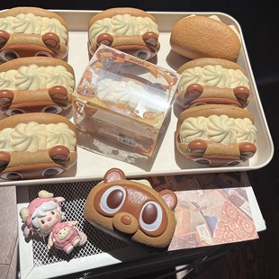 木吉奶油抱抱卷咖啡味原创IP小吉狸捏捏乐解压玩具慢回弹squishy