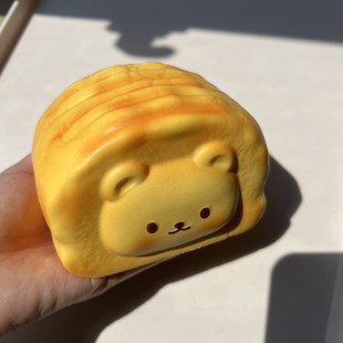 木吉慢回弹捏捏乐Nemo小熊面包仿真面包玩具儿童解压捏捏创意礼物