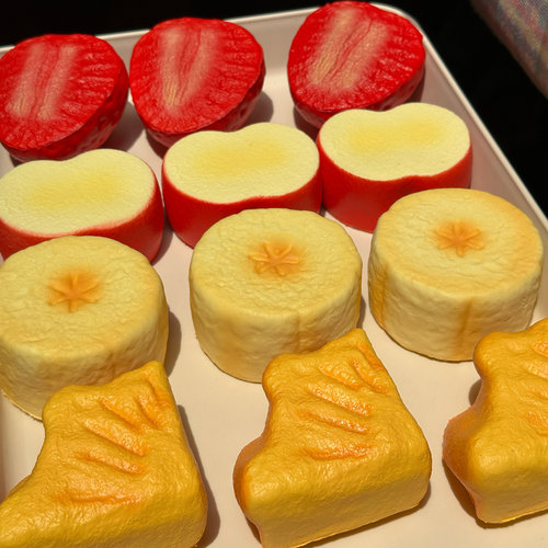 新品木吉水果酥慢回弹玩具香蕉草莓菠萝解压捏捏乐squishy苹果