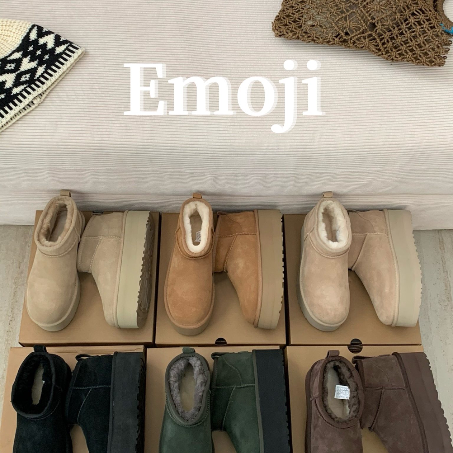 河南桑坡皮毛一体防滑保暖雪地靴