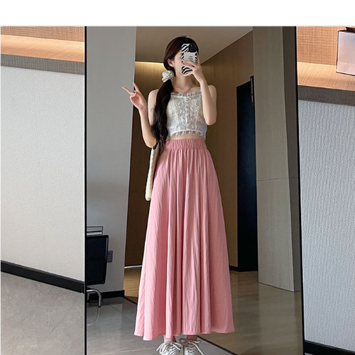 夏季百搭小众气质休闲赫本风裙