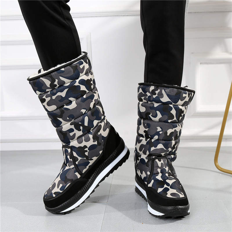 包邮冬保暖男靴东北旅游滑雪高筒加厚防水男女情侣款雪地棉靴棉鞋,流行男鞋,时尚雪地靴,淘宝优惠券,粉丝福利购,淘宝优惠卷