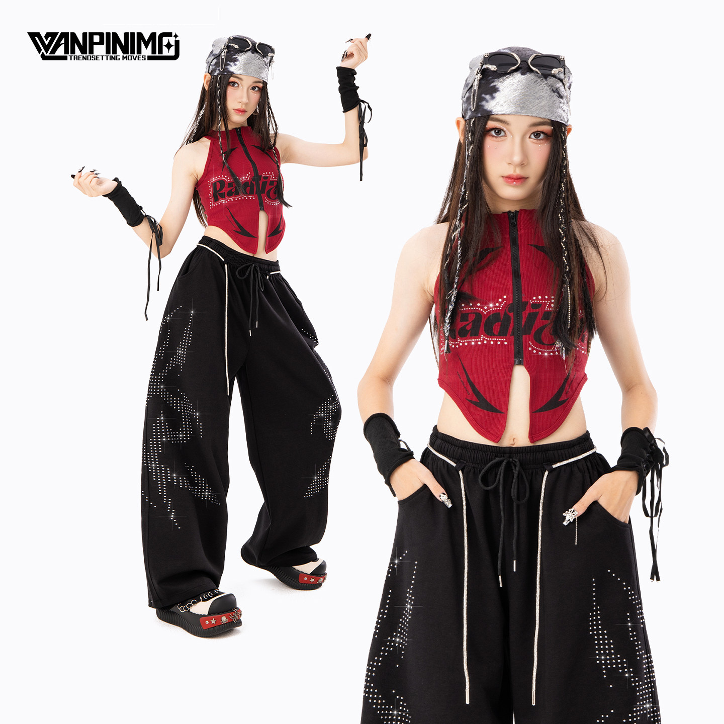 顽皮尼莫女童爵士舞演出套装