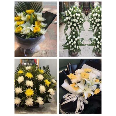 河南洛阳市孟津县新安县栾川县菊花白事花圈老人丧事逝世祭奠葬礼