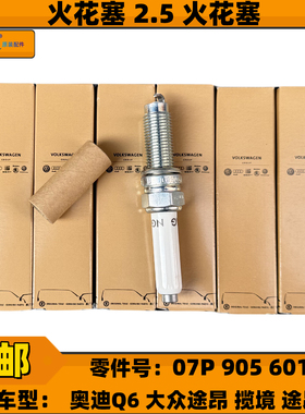 大众揽境途昂2.5T奥迪Q6Teramont专用火花塞V6双铂金火嘴原厂
