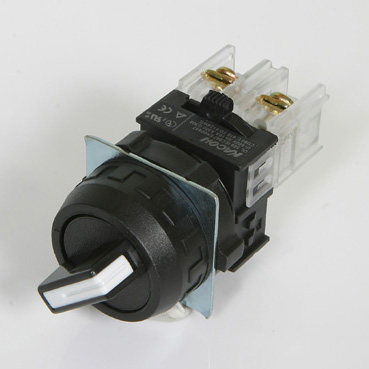 韩国凯昆KACON选择开关 30mm 二位置短手柄自锁  K30-41K10