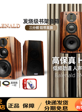 班龙Bm36高保真hifi音箱发烧级无源书架音箱三分频音响套装大功率