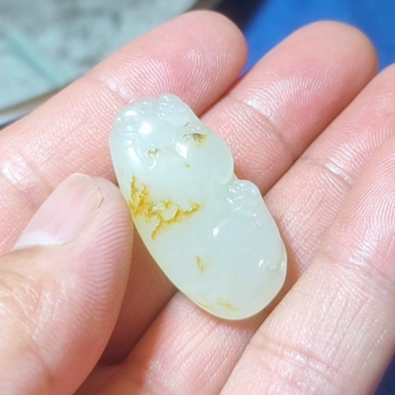 美石林玉器6.18超级美货福利高脂粉籽料貔貅招财神兽2600元特惠