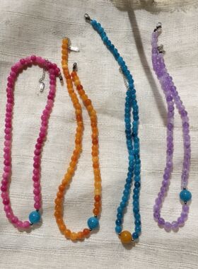 青岛饰品 OG Loc  天然优化水晶项链介意杂质瑕疵色差慎拍哦