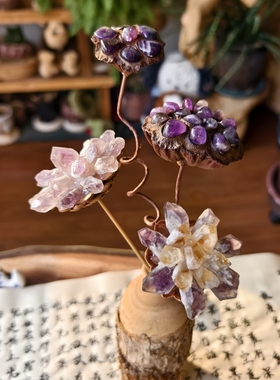 小众品牌  OG Loc 首批特惠 店主手作 天然原矿 原生态 插花摆件