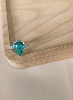 欧美高级感蓝色戒指OGLoc