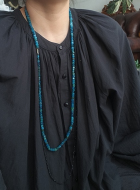 禅意新款     OG Loc  纯银扣 长款 天然石项链 可定制长度