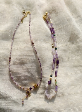 小众品牌  OG Loc   紫水晶  项链  一物一拍