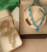 项链链长45 高品质 8㎝ 精致 大气 重工满钻爱心 奢华