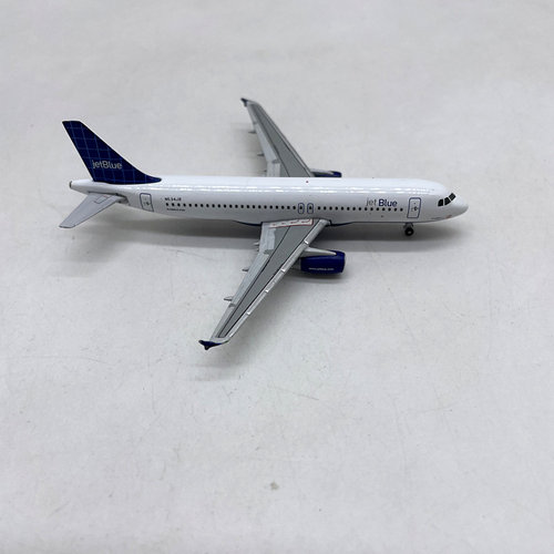 空客捷蓝航空仿真合金客机模型