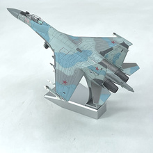 新特价1:100俄罗斯苏SU-35超级侧位战斗机仿真合金军事模型成品包