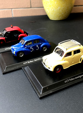 1:43 EILGOR 法国雷诺经典车型 4CV 仿真合金汽车模型