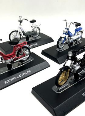 1:18意大利比亚乔piaggio malaguti rizzato garelli摩托车模型