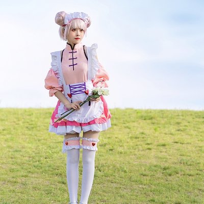 荣耀日系和服cosplay小乔女仆装动漫服装萝莉lolita洋装舞台