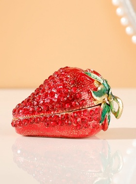 浪漫收纳盒便携精致小红书同款红