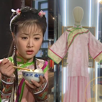 电视剧还珠格格演出服紫薇同款