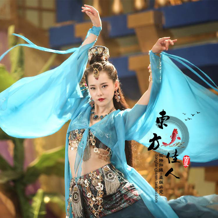 电视剧边城浪子2柴碧云扮演"边城花魁"翠浓同款影视剧服装