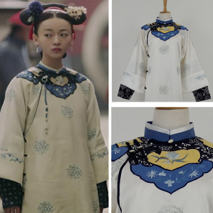 古装 改良吴谨言魏璎珞同款 宫廷满族丫鬟服 女延禧攻略服装 清朝服装