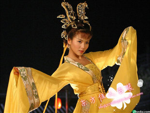 新款演出服舞蹈服古装水袖古典舞舞衣仙女唐装汉服 娥皇 实物拍摄