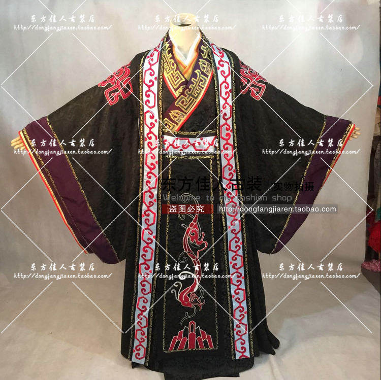 新款男装汉服 影视剧皇帝服 影楼古装摄影汉服 演出服 实物拍摄