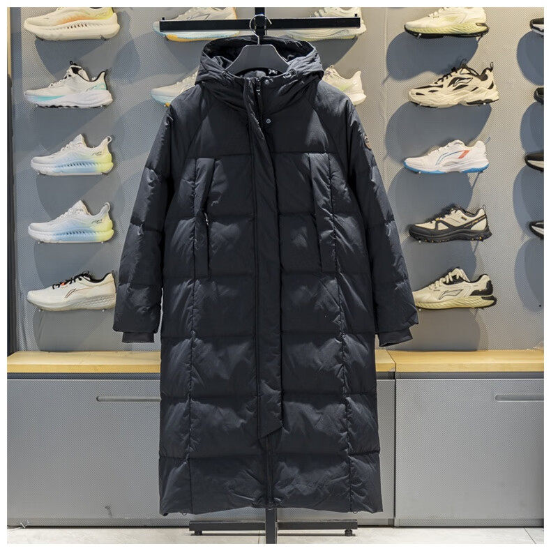 李宁羽绒服时尚长款女冬季保暖防风连帽外套加厚运动上衣AYMV366,运动服/休闲服装,运动羽绒服,淘宝优惠券,粉丝福利购,淘宝优惠卷