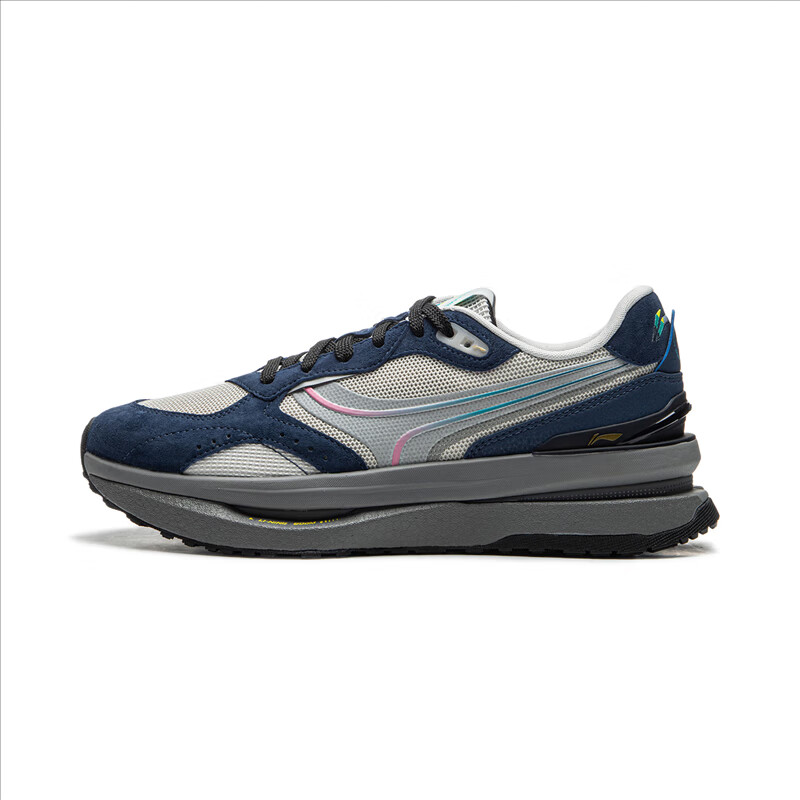 李宁男鞋休闲鞋2025秋季新款轻量回弹经典百搭舒适运动鞋AGCU445