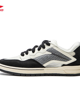 李宁板鞋时尚女鞋2025夏季新款惟吾PROS专业透气防滑小白鞋AEPV08