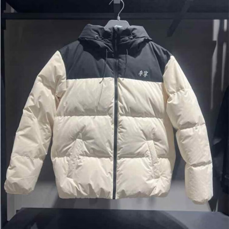 李宁火锅羽绒服时尚自热保暖短款男女防风防泼水运动款羽绒服时尚