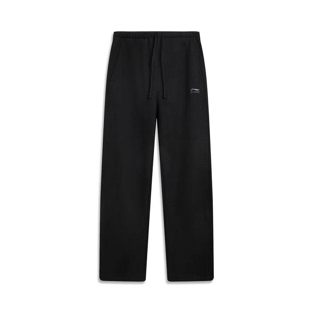 李宁运动休闲裤女2026冬季加绒厚款保暖热力裤直筒阔腿裤AKLVB48,运动服/休闲服装,运动长裤,淘宝优惠券,粉丝福利购,淘宝优惠卷